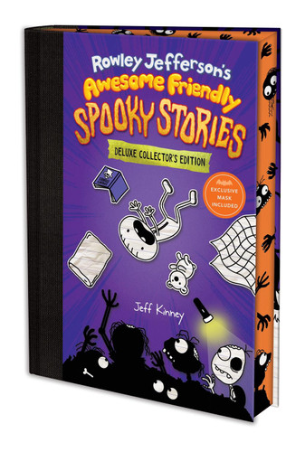 Rowley Jefferson’s Awesome Friendly Spooky Stories: Deluxe Collector’s Edition: From the Creator of Diary of a Wimpy Kid (The Awesome Friendly Kid Series) book cover by Jeff Kinney