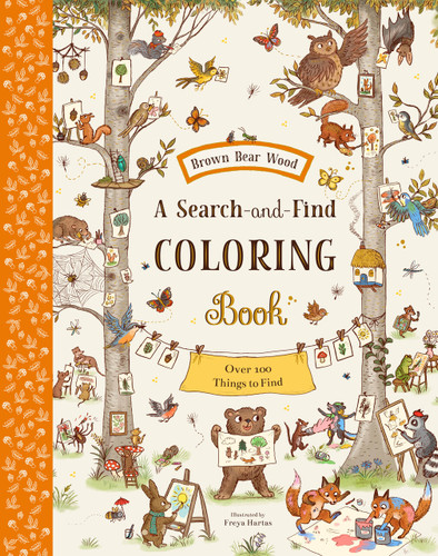 Brown Bear Wood: A Search-and-Find Coloring Book: Over 100 Things to Find (Brown Bear Wood) book cover by Rachel Piercey