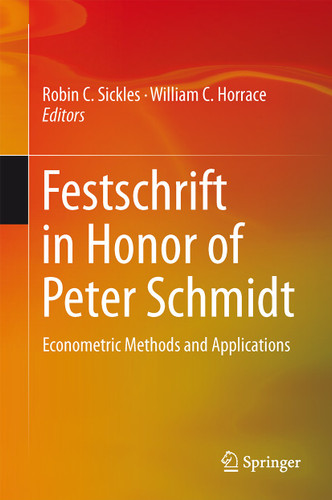 Festschrift in Honor of Peter Schmidt: Econometric Methods and Applications book cover by 