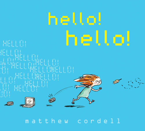 hello! hello! book cover by Matthew Cordell