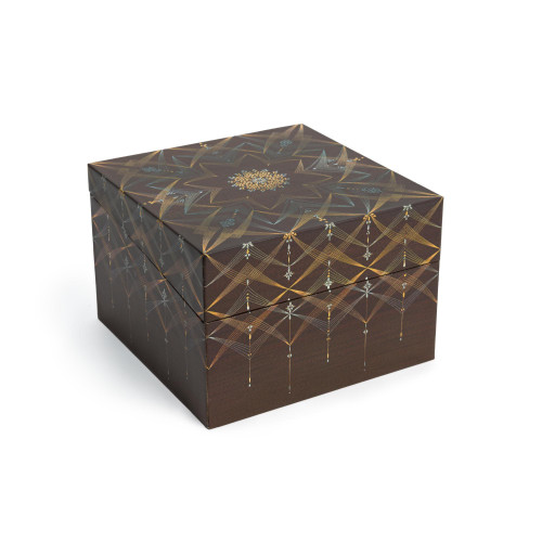 Paperblanks | Bhava | Kirikane Collection | Memento Box | Square Mini book cover by 
