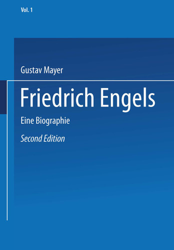 Friedrich Engels: Eine Biographie book cover by Gustav Mayer