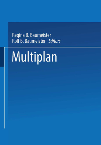 Multiplan book cover by Regina B. Baumeister, Rolf B. Baumeister