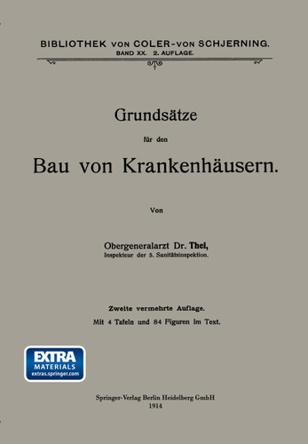 Grundsätze für den Bau von Krankenhäusern (Bibliothek von Coler-von Schjerning) book cover by Johannes Thel