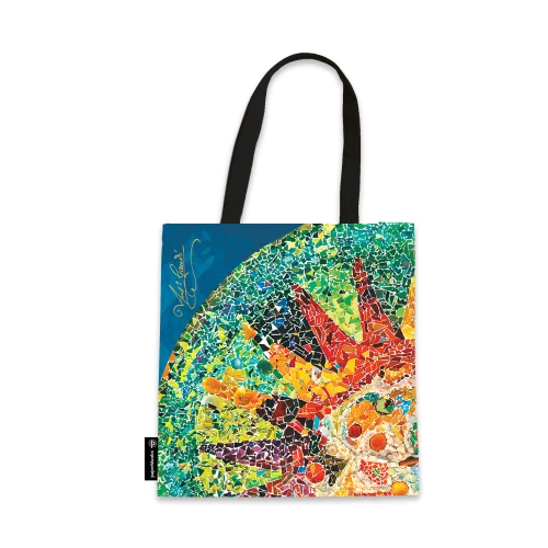 Gaudi's Sun Canvas Bag, Antoni Gaudi Collection by Paperblanks (Gaudi's Mosaics) book cover by 
