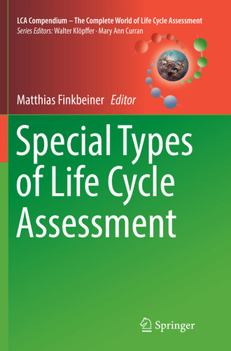 Special Types of Life Cycle Assessment (LCA Compendium – The Complete World of Life Cycle Assessment) book cover by 