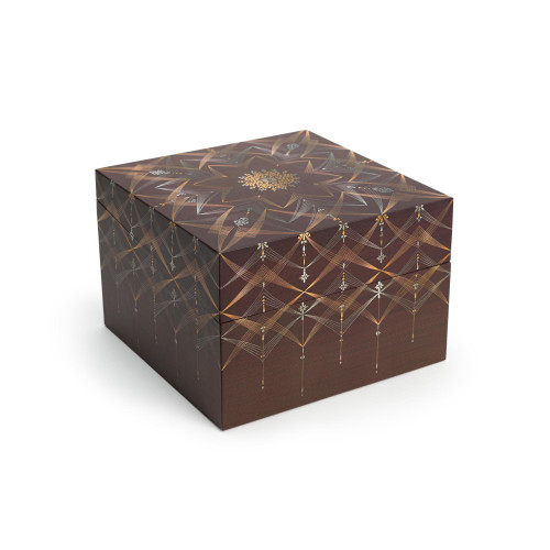 Paperblanks | Bhava | Kirikane Collection | Memento Box | Square Ultra book cover by 