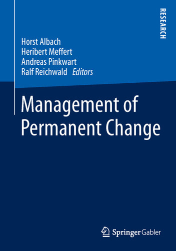 Management of Permanent Change book cover by 