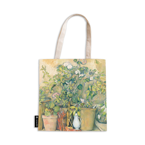 Cezanne's Terracotta Pots and Flowers Canvas Bag, The Barnes Collection by Paperblanks (Cezanne's Terracotta Pots and Flowers) book cover by 