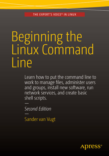Beginning the Linux Command Line book cover by Sander van Vugt