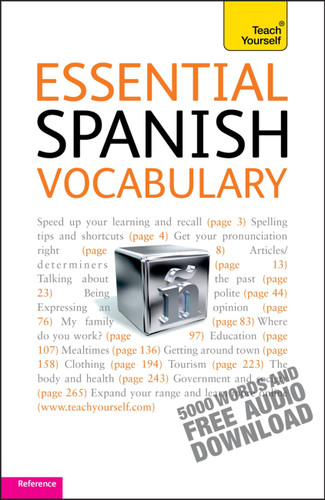 Essential Spanish Vocabulary book cover by Mike Zollo