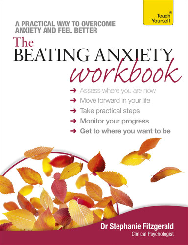 The Beating Anxiety Workbook book cover by Stephanie Fitzgerald