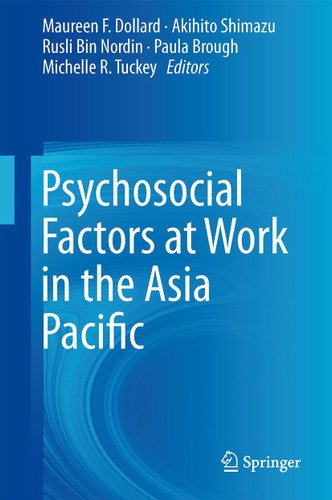 Psychosocial Factors at Work in the Asia Pacific book cover by 