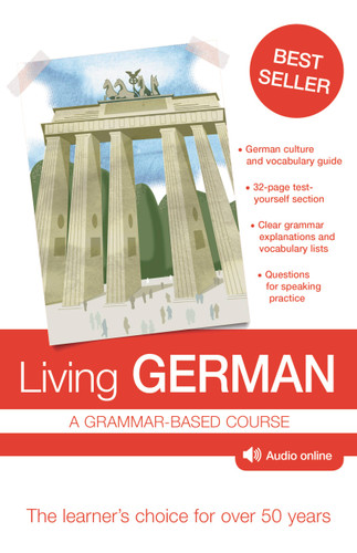 Living German: A Grammar-Based Course (Living German) book cover by R. W. Buckley, Paul Coggle