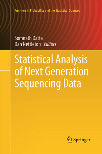 Statistical Analysis of Next Generation Sequencing Data (Frontiers in Probability and the Statistical Sciences) book cover by 