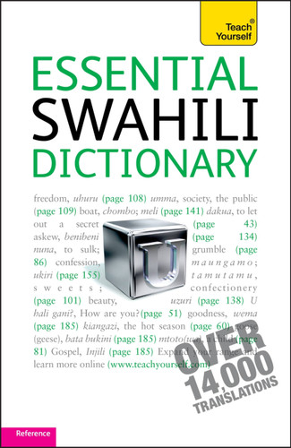 Essential Swahili Dictionary book cover by D.V. Perrott