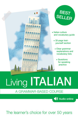 Living Italian: A Grammar-Based Course (Living Italian) book cover by Derek Aust Rev., Maria Valgimigli