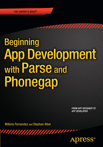 Beginning App Development with Parse and PhoneGap book cover by Stephan Alber, Wilkins Fernandez