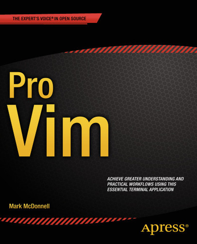 Pro Vim book cover by Mark McDonnell