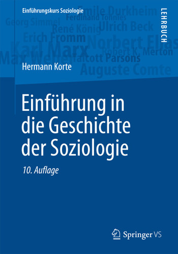 Einführung in die Geschichte der Soziologie (Einführungskurs Soziologie) book cover by Hermann Korte