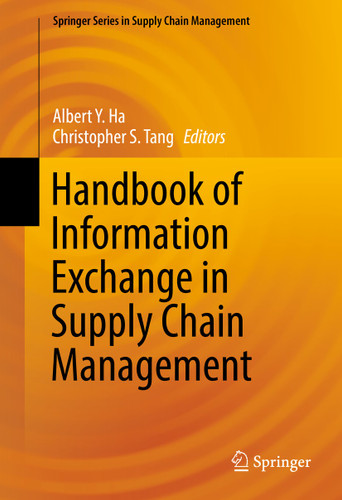 Handbook of Information Exchange in Supply Chain Management (Springer Series in Supply Chain Management #5) book cover by 