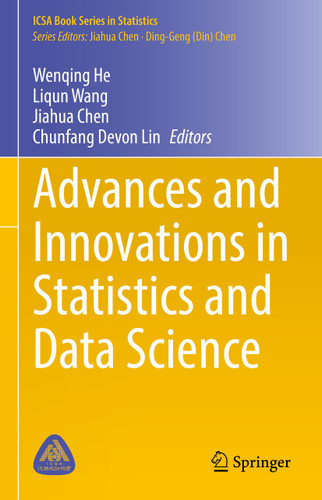 Advances and Innovations in Statistics and Data Science (ICSA Book Series in Statistics) book cover by 