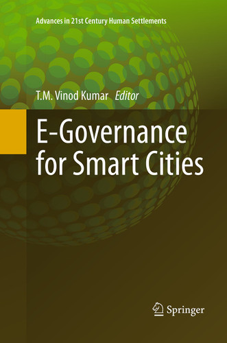 E-Governance for Smart Cities (Advances in 21st Century Human Settlements) book cover by 