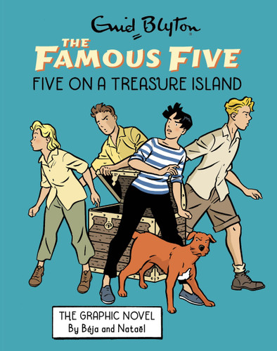 Famous Five Graphic Novel: Five on a Treasure Island: Book 1 book cover by Béja & Nataël, Enid Blyton