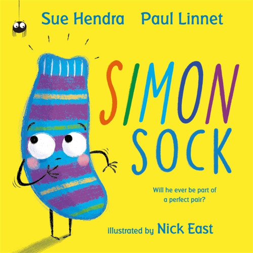 Simon Sock book cover by Sue Hendra
