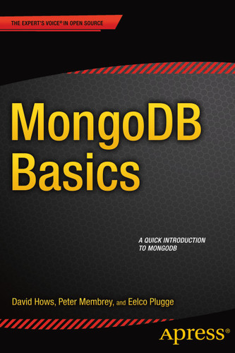 MongoDB Basics book cover by Peter Membrey, David Hows, Eelco Plugge