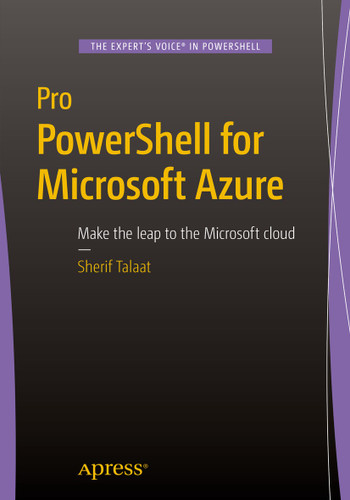 Pro PowerShell for Microsoft Azure book cover by Sherif Talaat