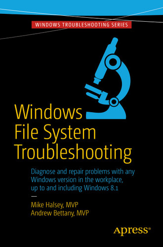 Windows File System Troubleshooting book cover by Andrew Bettany, Mike Halsey