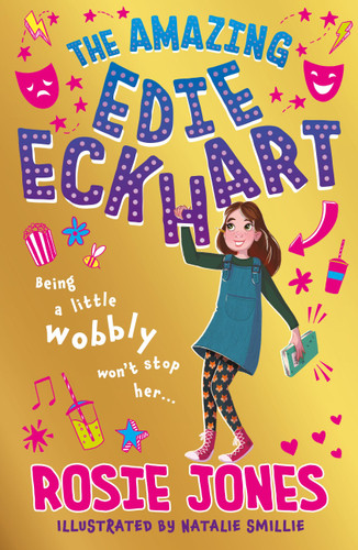 The Amazing Edie Eckhart: The Amazing Edie Eckhart: (Book 1) World Book Day 2024 author book cover by Rosie Jones