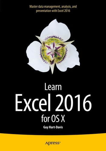 Learn Excel 2016 for OS X book cover by Guy Hart-Davis
