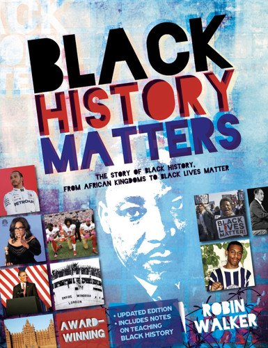 Black History Matters book cover by Robin Walker