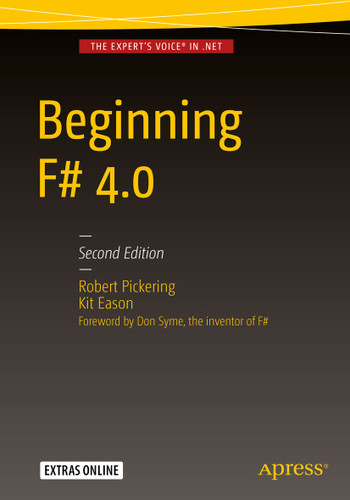 Beginning F# 4.0 book cover by Robert Pickering, Kit Eason