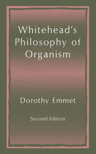 Whitehead’s Philosophy of Organism book cover by Dorothy Emmet