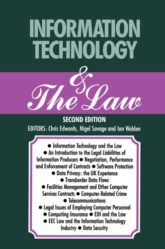 Information Technology & The Law book cover by Chriswards