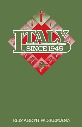Italy since 1945 book cover by Elizabeth Wiskemann