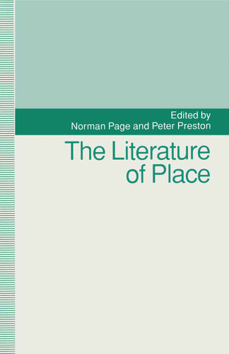 The Literature of Place book cover by 