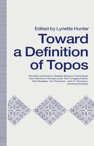 Towards A Definition of Topos: Approaches to Analogical Reasoning book cover by 