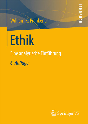 Ethik: Eine analytische Einführung book cover by William K. Frankena