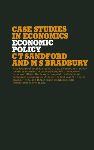 Economic Policy (Studies in Economics) book cover by Cedric Sandford, M.S. Bradbury