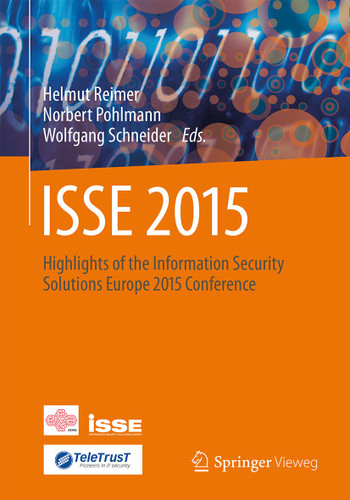ISSE 2015: Highlights of the Information Security Solutions Europe 2015 Conference book cover by 