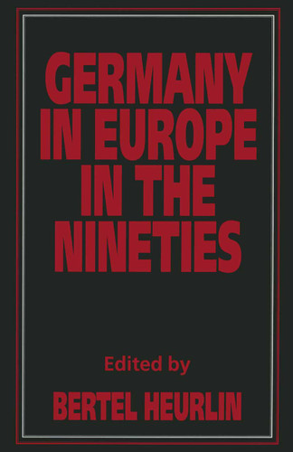 Germany in Europe in the Nineties book cover by 