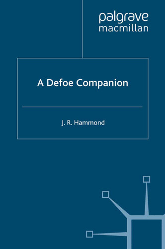 A Defoe Companion (Literary Companions) book cover by J. Hammond