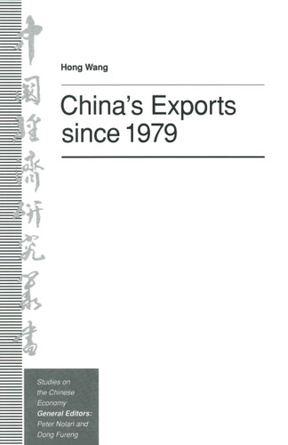 China’s Exports since 1979 book cover by Hong Wang