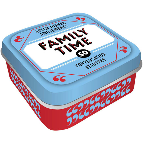 After Dinner Amusements: Family Time: 50 Conversation Starters (After Dinner Amusements) book cover by Chronicle Books