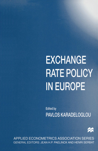 Exchange Rate Policy in Europe (Applied Econometrics Association Series) book cover by 