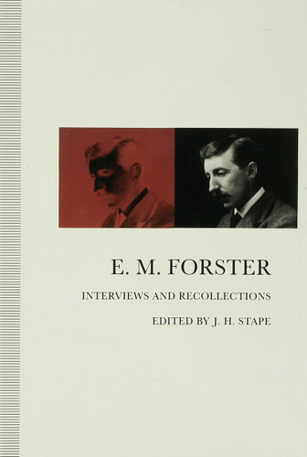 E. M. Forster (Interviews and Recollections) book cover by 